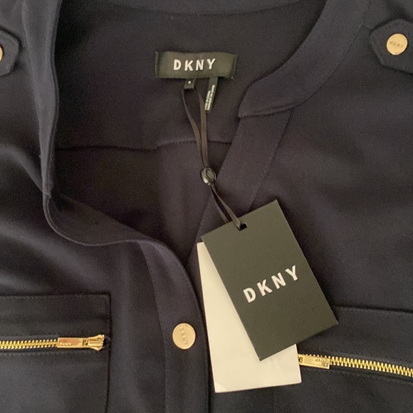 DKNY Navy Dress Size 8 - Picture 3 of 3